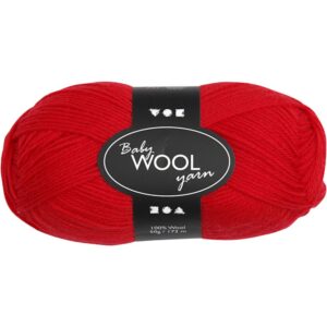 Baby Garen, Rood, L: 172 M, 50 Gr