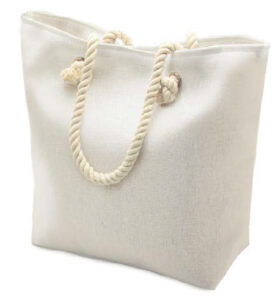 Beach Bag Canvas Off White