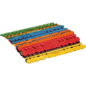 Constructie Houtjes L: 11,4 Cm, B: 10 Mm Assorti Kleur 30