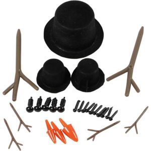 Hoeden, Neuzen En Takken, Afm 2,3 7 Cm, 3 Set