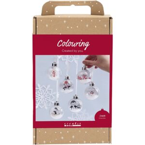 Diy Hobbypakket Kerstballen Kleuren