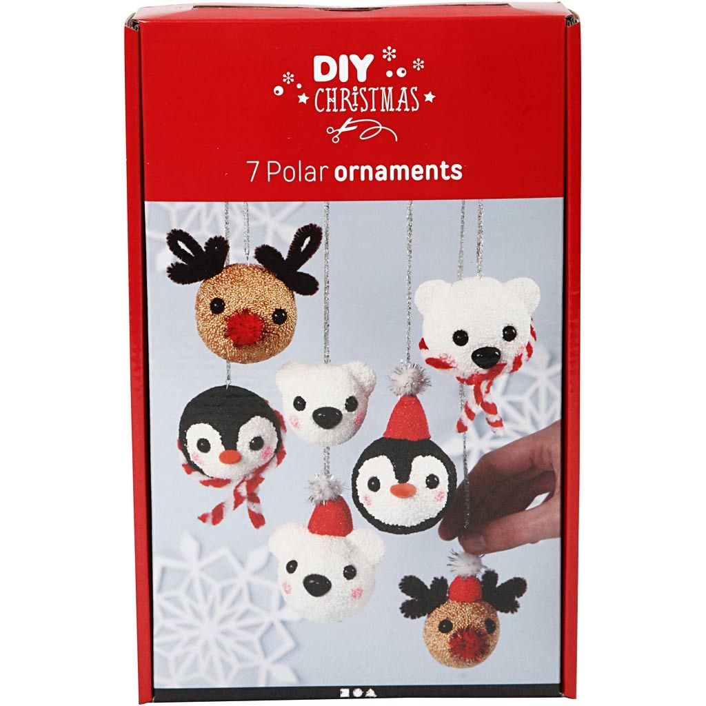 Themaset Kerstballen Foam Clay Silk Clay