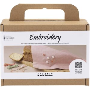 Mini Creative Box Borduren Servetten Roze