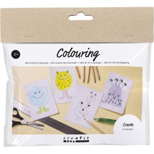 Mini Hobbyset Kleuren Monster Diverse Kleuren