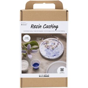 Cc Hobbyset Resin Hars Gieten Dienblad Met Marmereffect