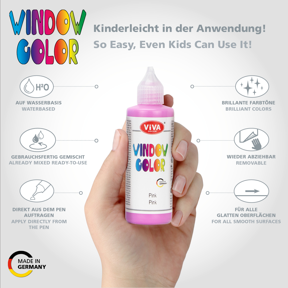 Viva Window Color Citroengeel 90ml Gallery Image 3