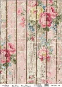 Cadence Rijst Decoupage Papier 386 30x42 Cm Vintage Hout
