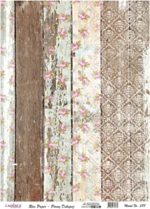 Cadence Rijst Decoupage Papier 388 30x42 Cm Patroonhout