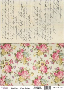 Cadence Rijst Decoupage Papier 518 30x42 Cm Briefpapier Bloe