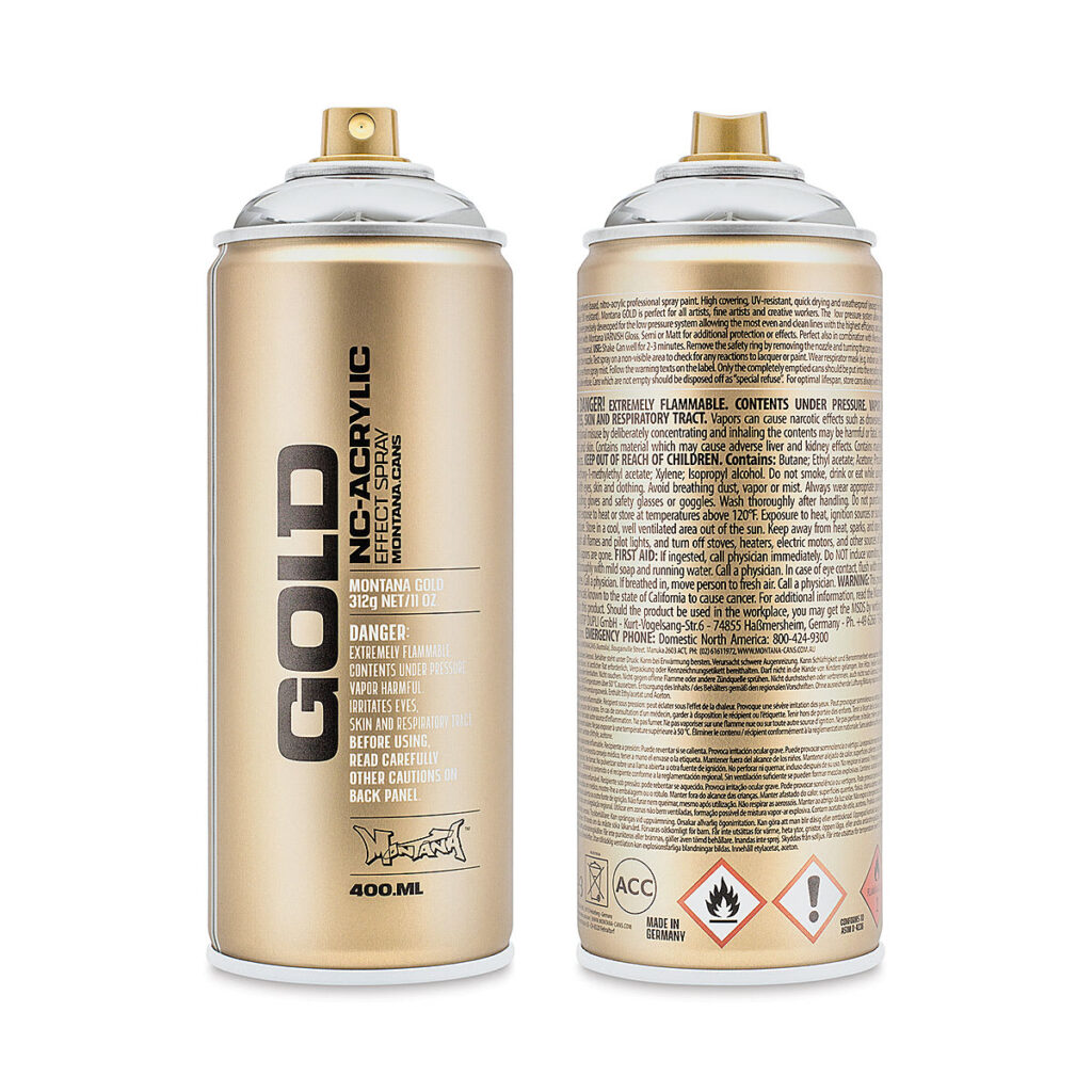 Montana Gold Spray Acryl Silverchrome M1000 400 Ml