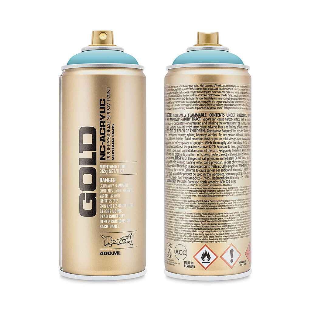 Montana Gold Spray Acryl Shock Blue Light S5000 400 Ml