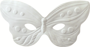 Gc Plastic Masker Vlinder 22x12 Cm