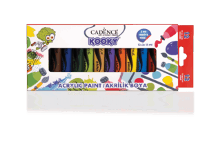 Cadence Kooky Acrylverfset 15ml 12 St Set1 12x15ml