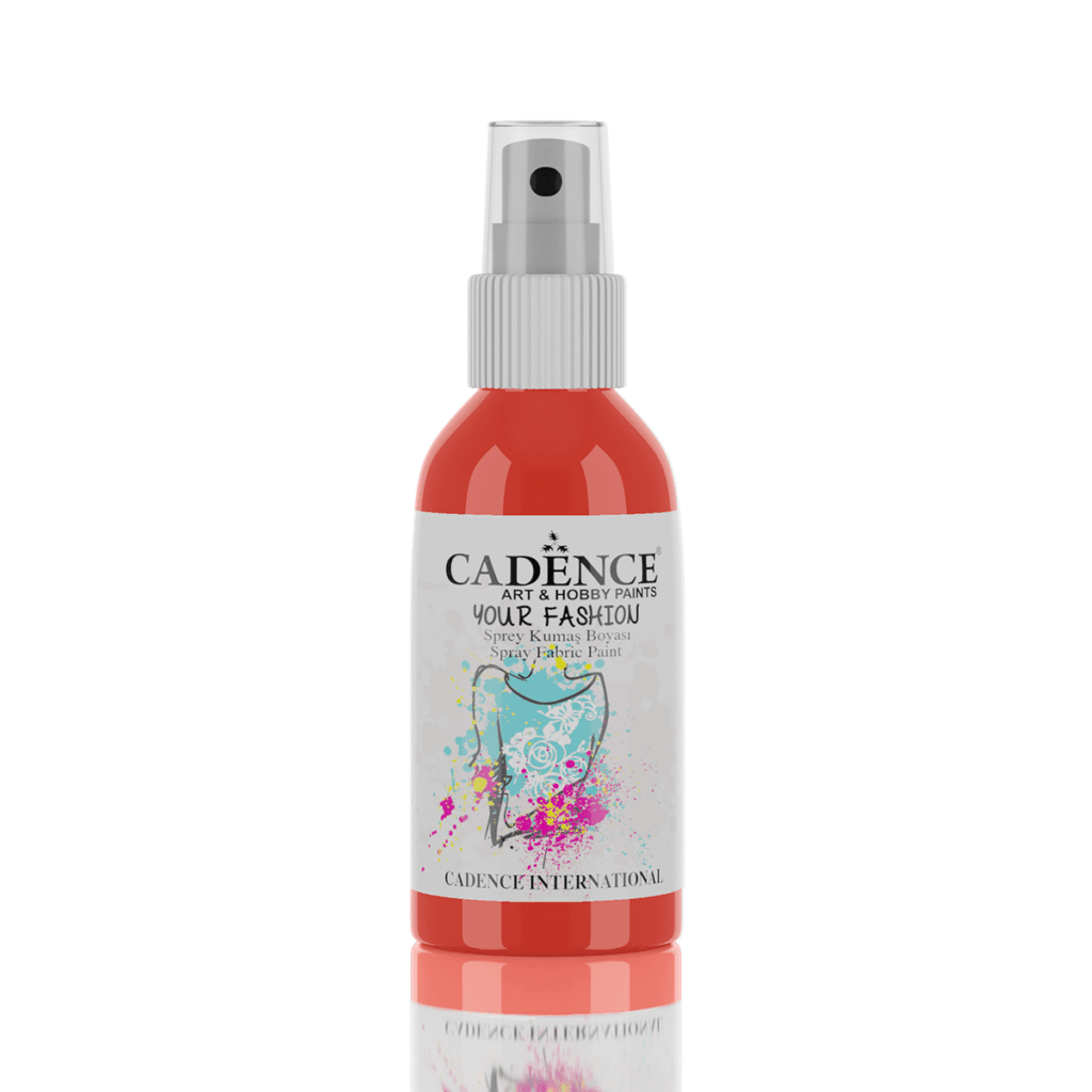 Cadence Your Fashion Spray Textiel Verf Oranje 1105 100ml