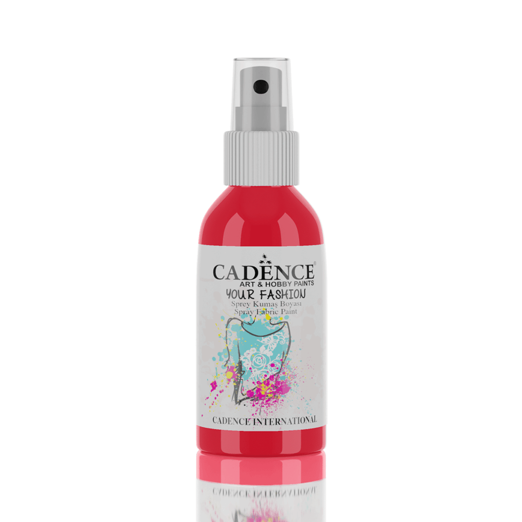 Cadence Your Fashion Spray Textiel Verf Scharlaken Rood 1107 100ml