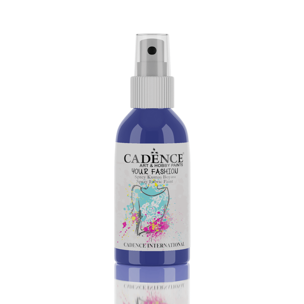Cadence Your Fashion Spray Textiel Verf Marineblauw 1110 100ml