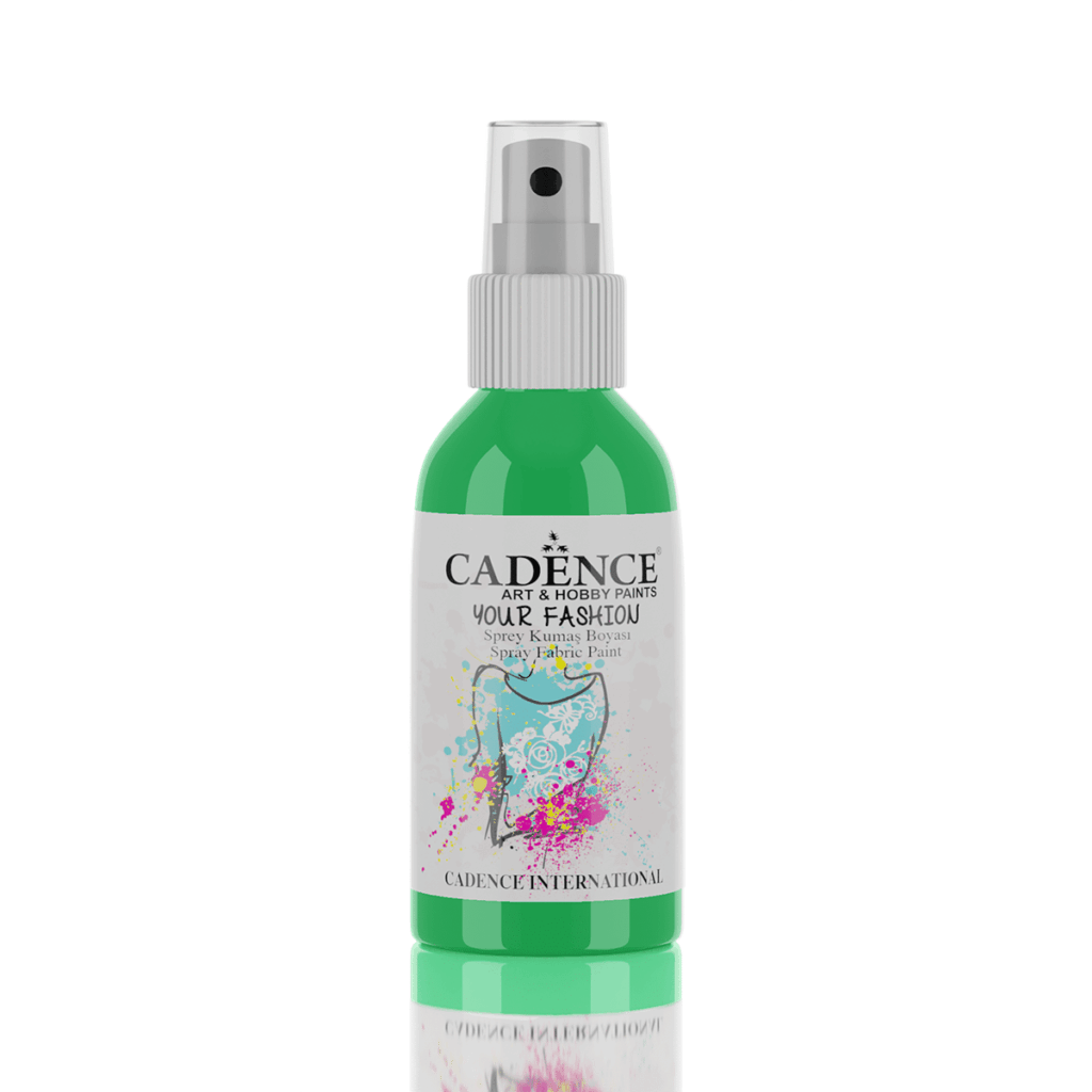 Cadence Your Fashion Spray Textiel Verf Gras Groen 1112 100ml