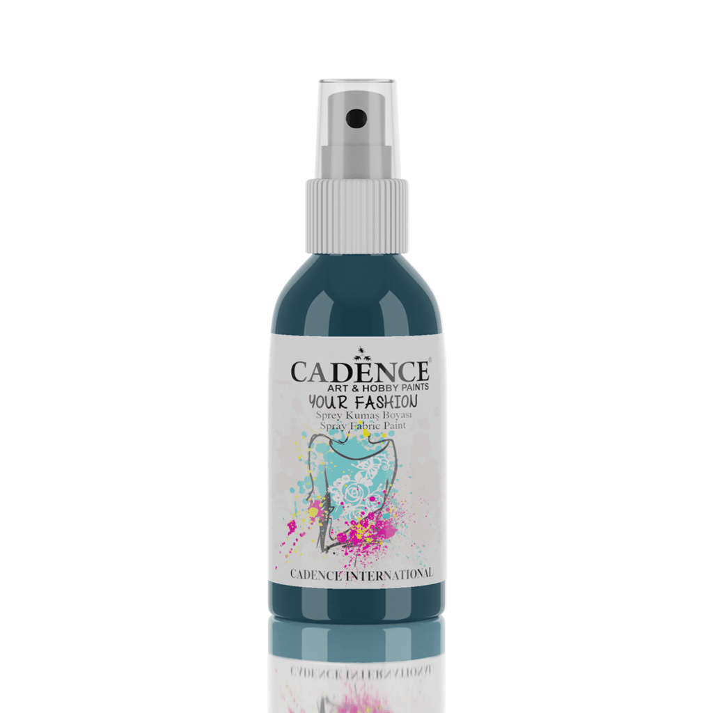 Cadence Your Fashion Spray Textiel Verf Petroleum 1114 100ml