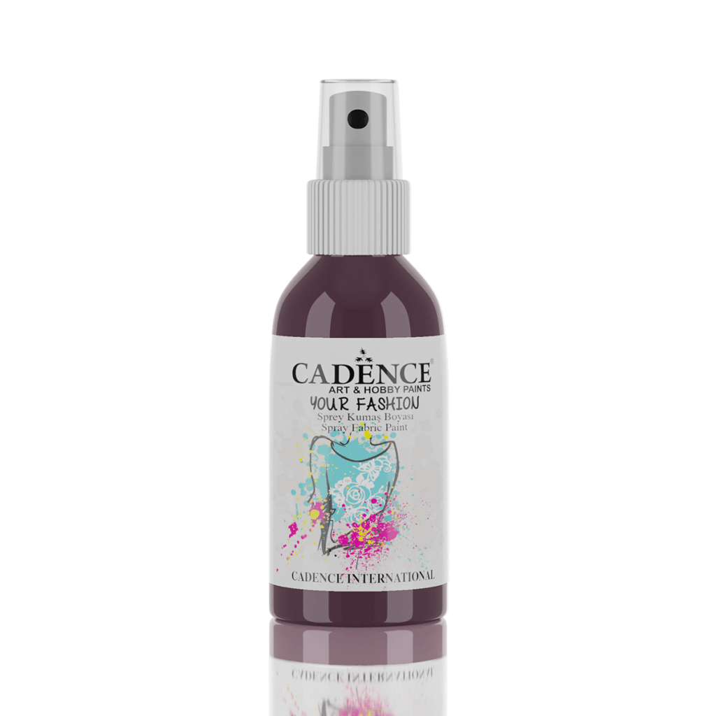 Cadence Your Fashion Spray Textiel Verf Aubergine 1117 100ml