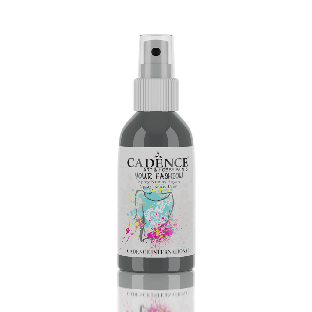 Cadence Your Fashion Spray Textiel Verf Grijs 1121 100ml