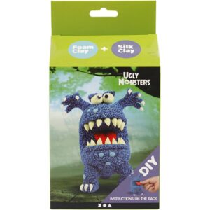 Diy Set Boetseren Funny Friends Monster Blauw