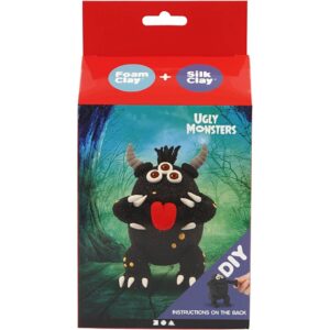 Diy Set Boetseren Funny Friends Monster Zwart