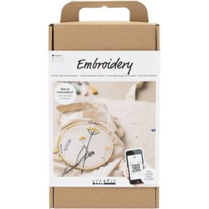 Starter Hobbyset Borduurwerk Bloemen