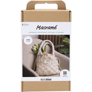 Hobbyset Macramé Tas Wit