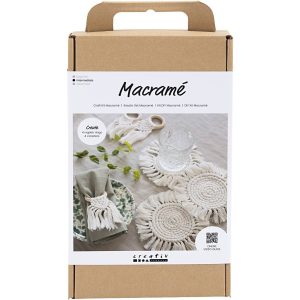 Hobbyset Macramé Tafeldecoratie Off White