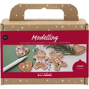 Diy Hobbypakket Boetseren Kleine Taartfiguren Midden Bruin
