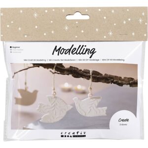 Mini Hobbyset Boetseren Duiven Off White