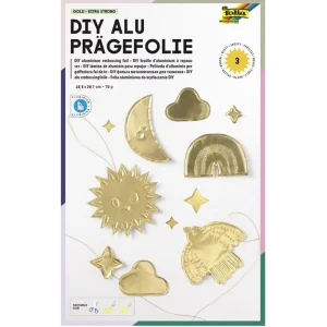 Folia Metallic Embossing Folie Goud | 3 Vel