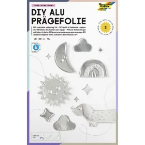Folia Metallic Embossing Folie Zilver | 3 Vel
