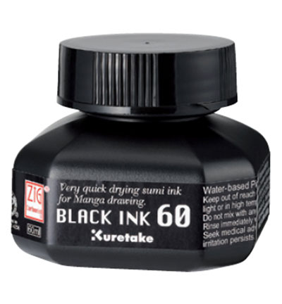 Kuretake Black Ink 60ml