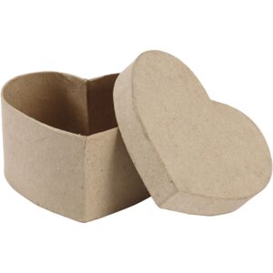 Hartvormige Doos H: 6 Cm, Afm 11,5x11,5 Cm