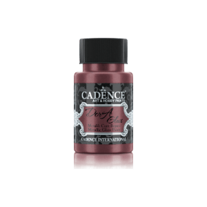 Cadence Dora Glas & Porselein Verf Metallic Bright Maroon 3157 50ml
