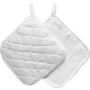 Pannenlappen Afm 20x20 Cm 145 Gr Wit 1 Paar