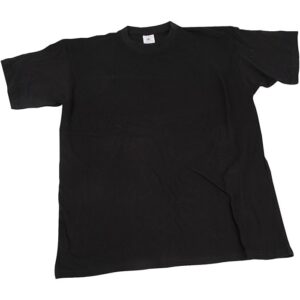 T Shirt B: 32 Cm Afm 3 4 Jaar Ronde Hals 145 Gr Zwart