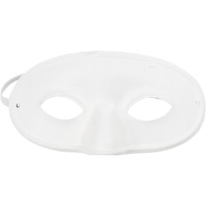 Oogmasker H: 9,5 Cm, B: 18,5 Cm Wit