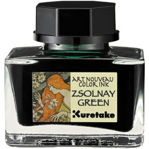 Art Nouveau Color Ink Zsolnay Green