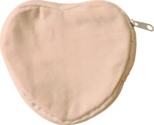 Katoenen Portemonnee Hart 10x10x0,3 Cm