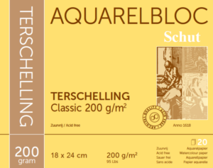 Schut Terschelling Classic Aquarelblok 200 18 X 24 Cm