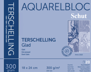 Schut Terschelling Glad Aquarelblok Schut 18 X 24 Cm