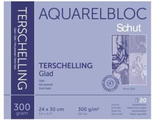 Schut Terschelling Glad Aquarelblok 24 X 30 Cm 300 Gram