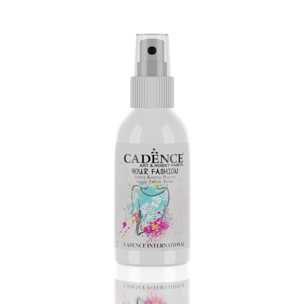 Cadence Your Fashion Spray Textiel Verf Wit 1100 100ml