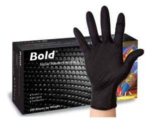 Aurelia Bold 100 Nitril Handschoenen Zwart M
