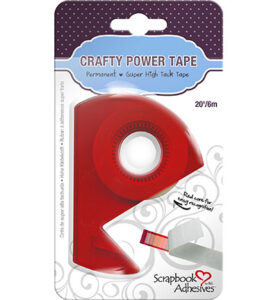 Crafty Power Tape Roll In Dispenser Permanent