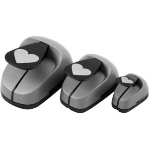 Ponsen Set Hart | 25 Mm, 49 Mm En 75 Mm | 3 Stuks