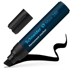 Schneider | Maxx 280 Permanent | Beitel Punt | 4 12 Mm | Zwart