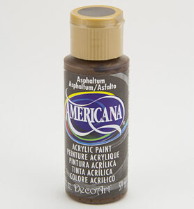 Americana Acrylics 59ml, Asphaltum